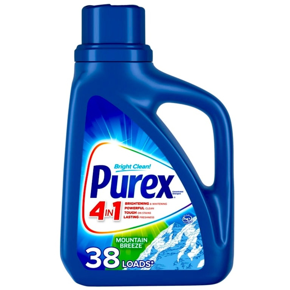 QTY 2 PUREX 4 IN 1 Mountain Breeze  38 Loads Totally 76 Loads